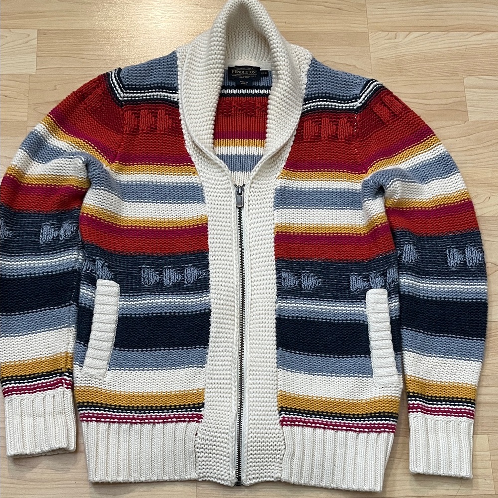 Pendleton Campfire Cardigan Full Zip Sweater Wome… - image 2